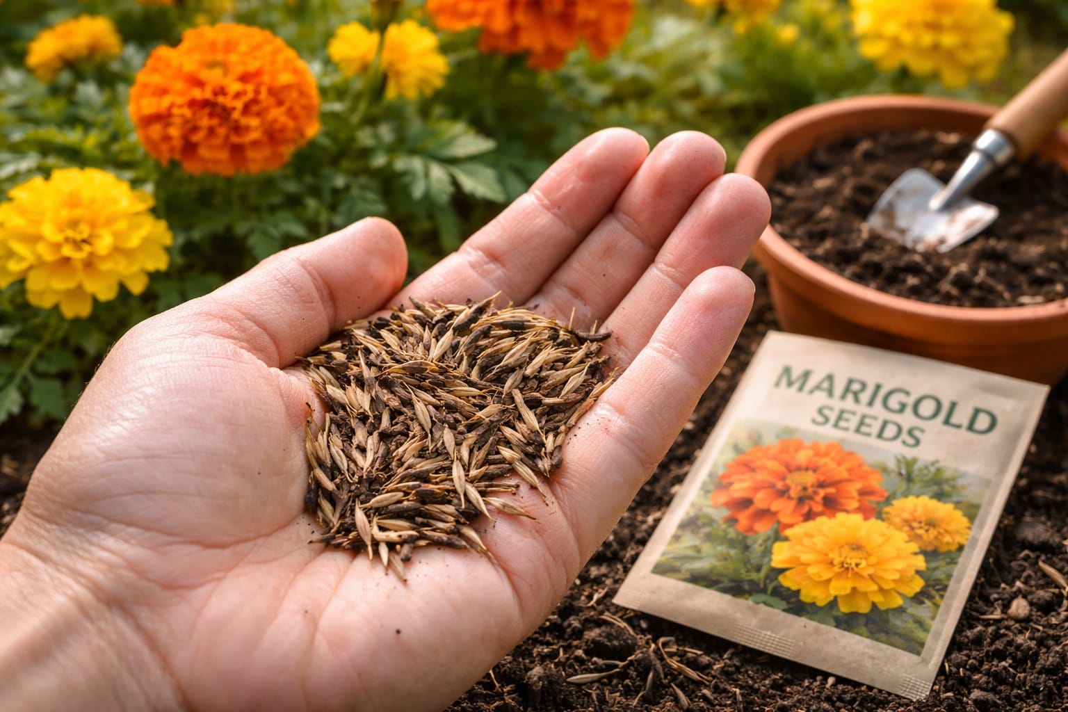 Marigold Flower Seeds Guide: Planting, Growing, and Care
