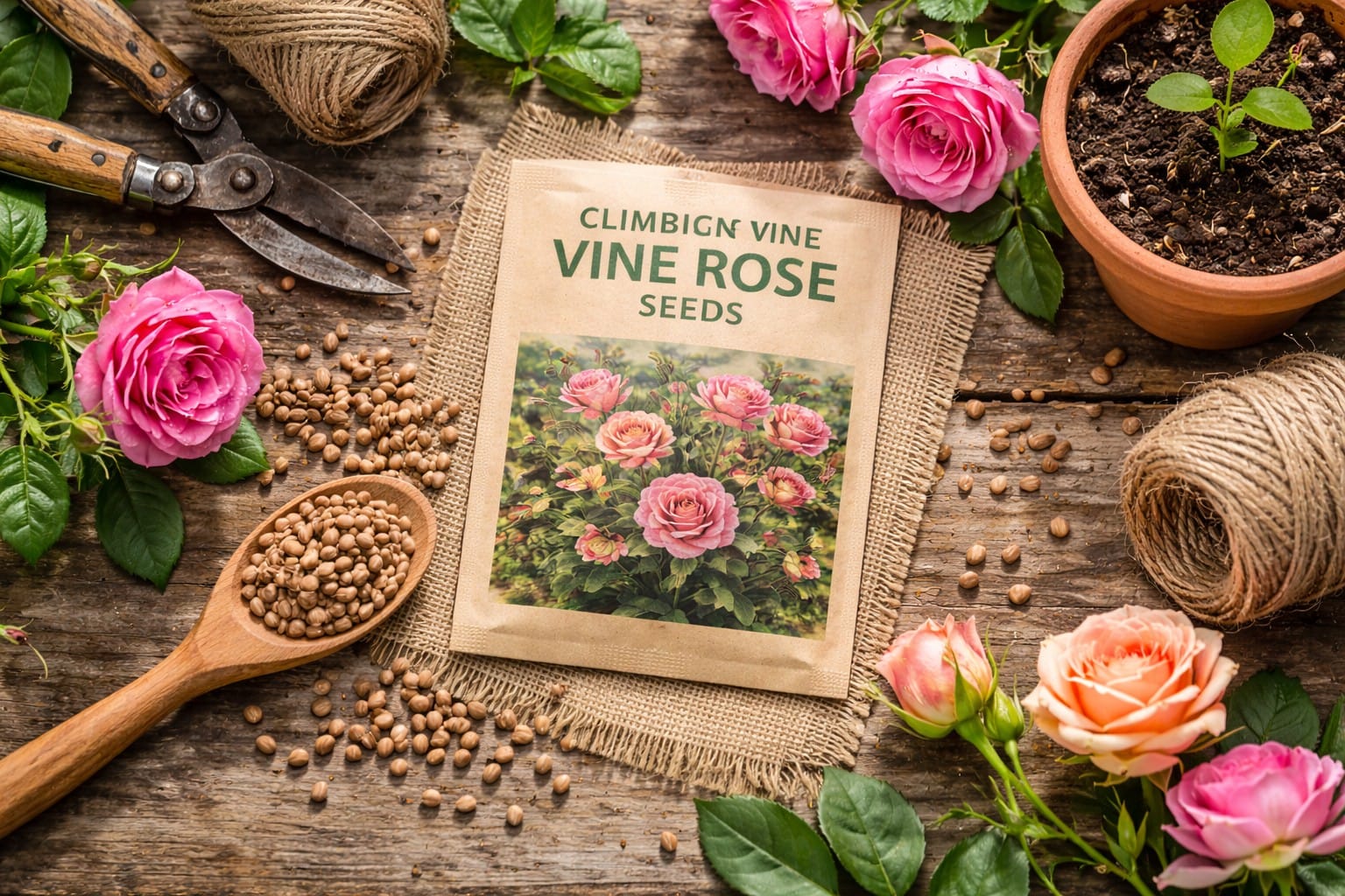 Climbing Vine Rose Seeds Guide: Planting, Growing, and Care