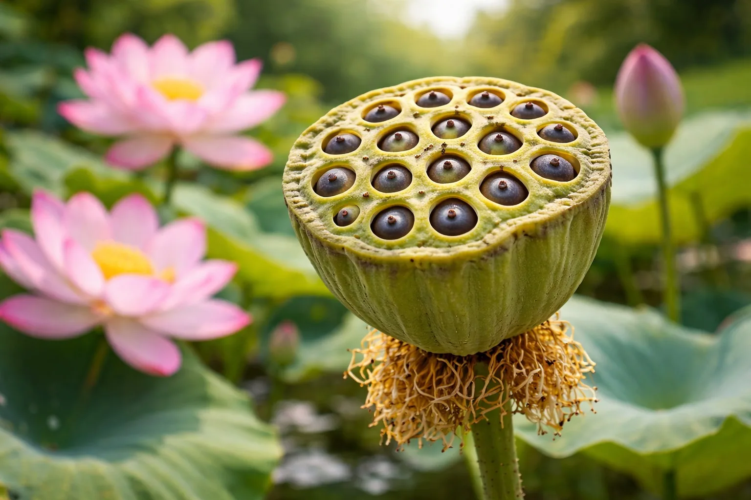 lotus flower seed pod