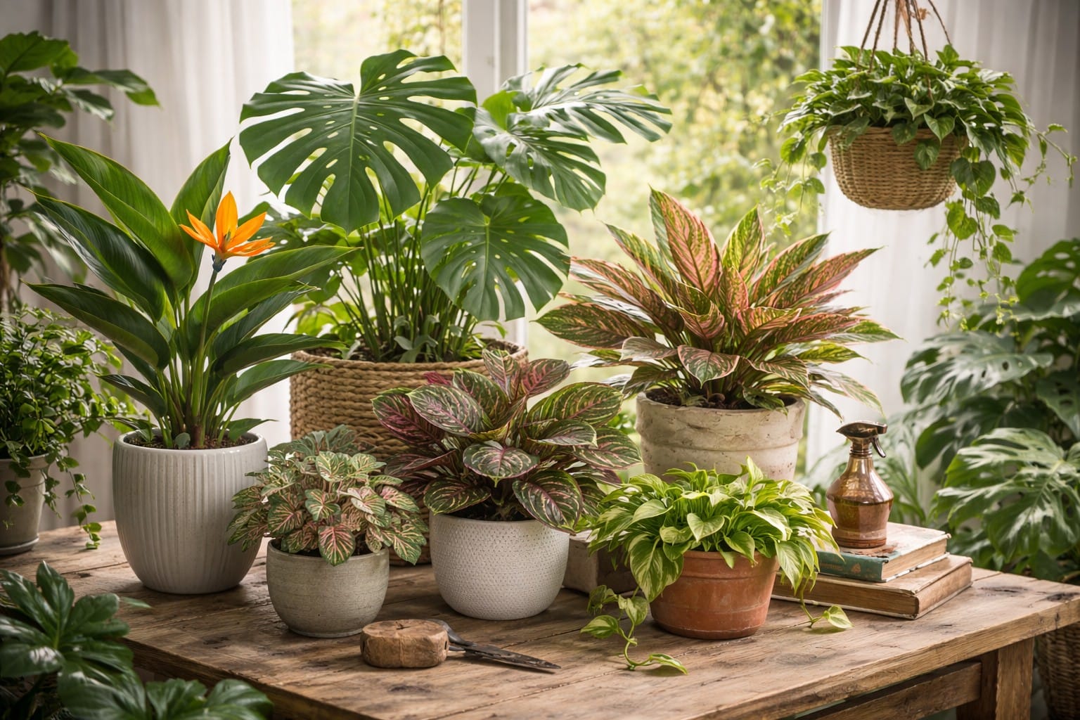 tropical houseplants