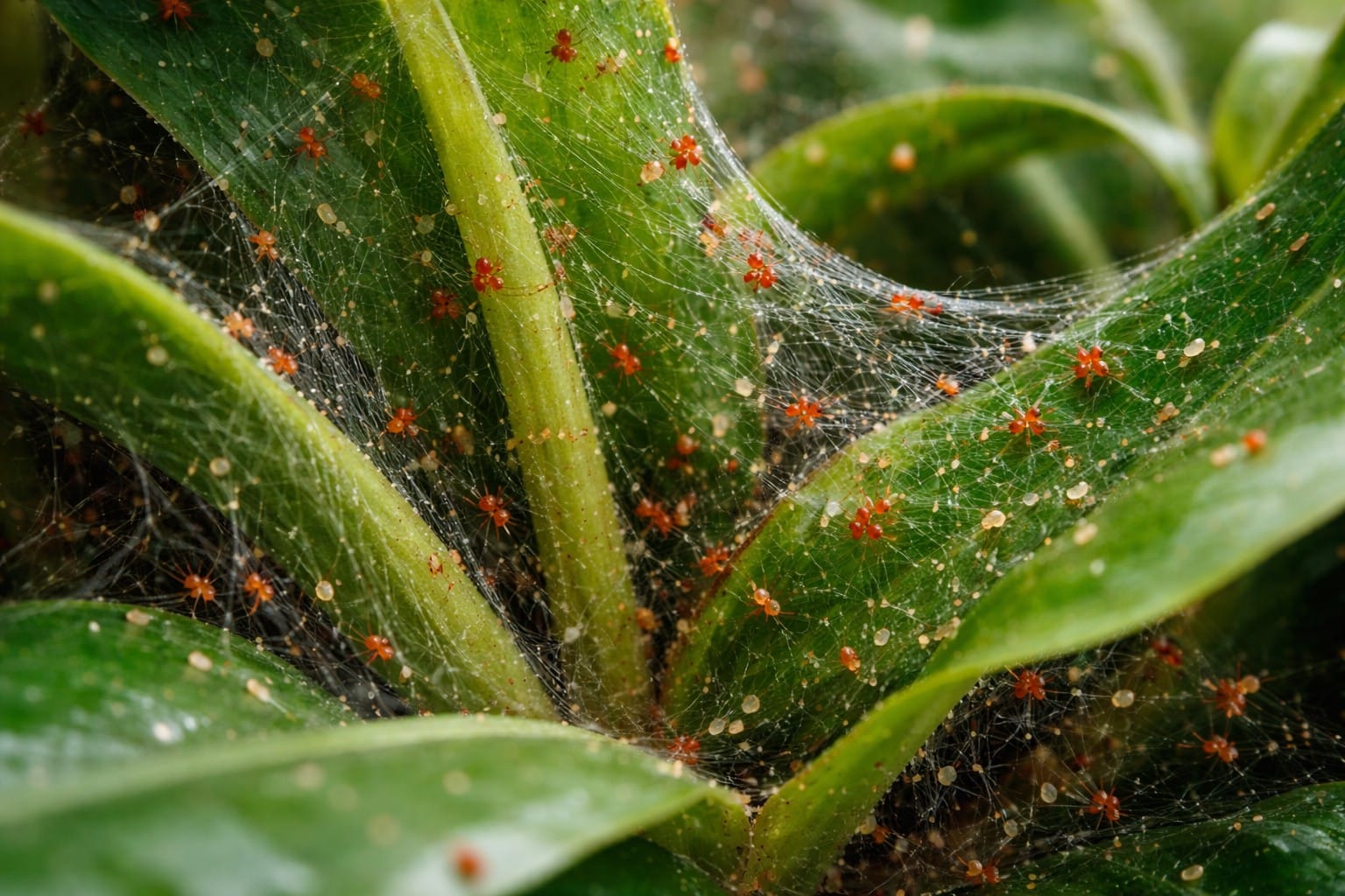 spider mites on houseplants