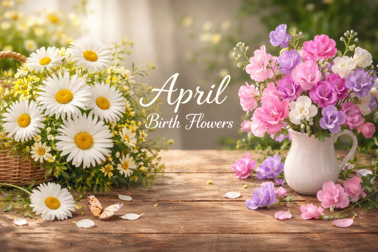 April Birth Flower Guide: Daisy and Sweet Pea Meaning, Care, and History