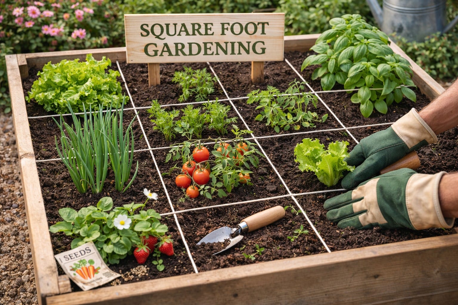 square foot gardening