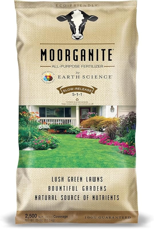 Earth Science Milorganite Lawn & Garden Fertilizer Plant Food, 2500 sq
