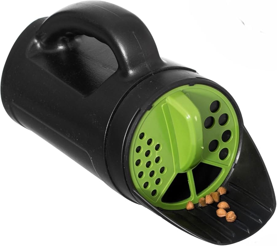 Gardenised Handheld Seed Spreader - Adjustable Shaker for Fertilizer, 