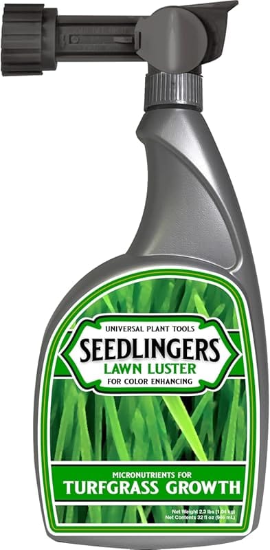 Seedlingers Lawn Luster Hose End Sprayer Ready to Spray