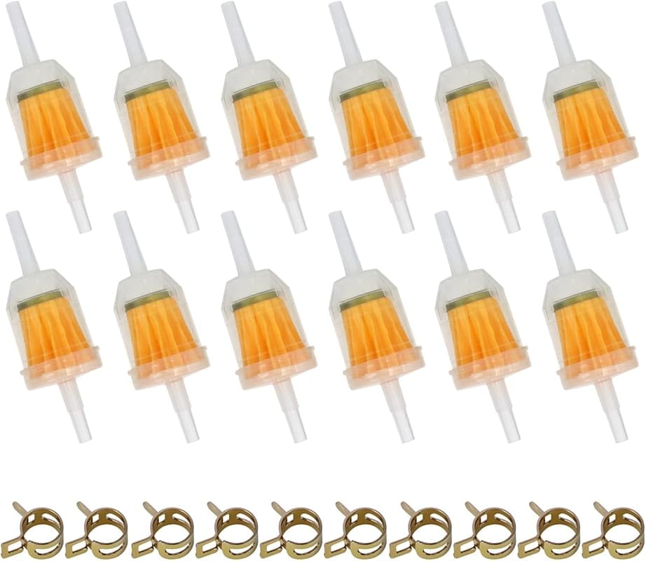 High Flow Inline Fuel Filter for Lawn Mowers & Small Engines - Compati