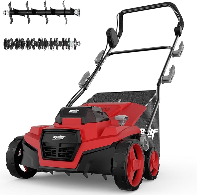 Milwaukee-Compatible 36V Cordless Dethatcher & Scarifier 15IN with 12 