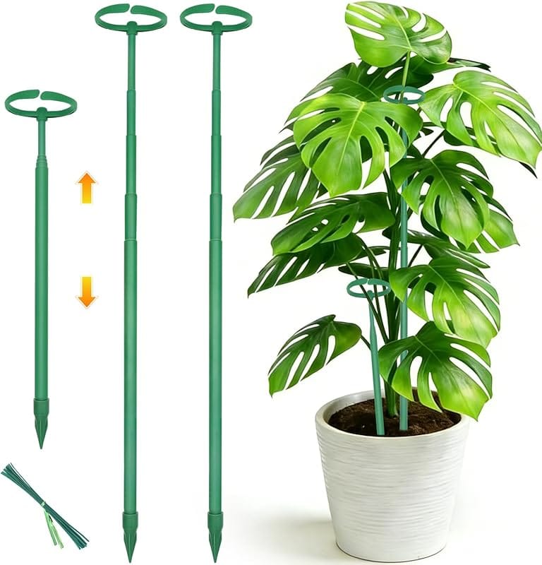 Telescoping Adjustable Plant Stakes 12.5