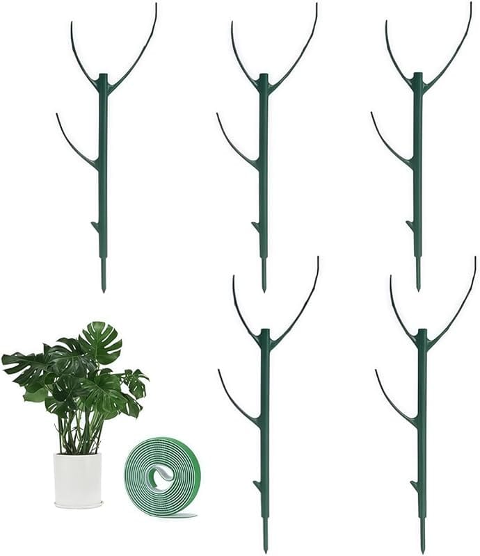 Stackable Monstera Plant Sticks, 5 Packs Indoor Tall Plant Supports Pe