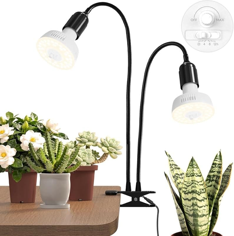 Barrina Orbgrow OG11A2 Clip-On Grow Light – 4000K Full Spectrum, 22W E